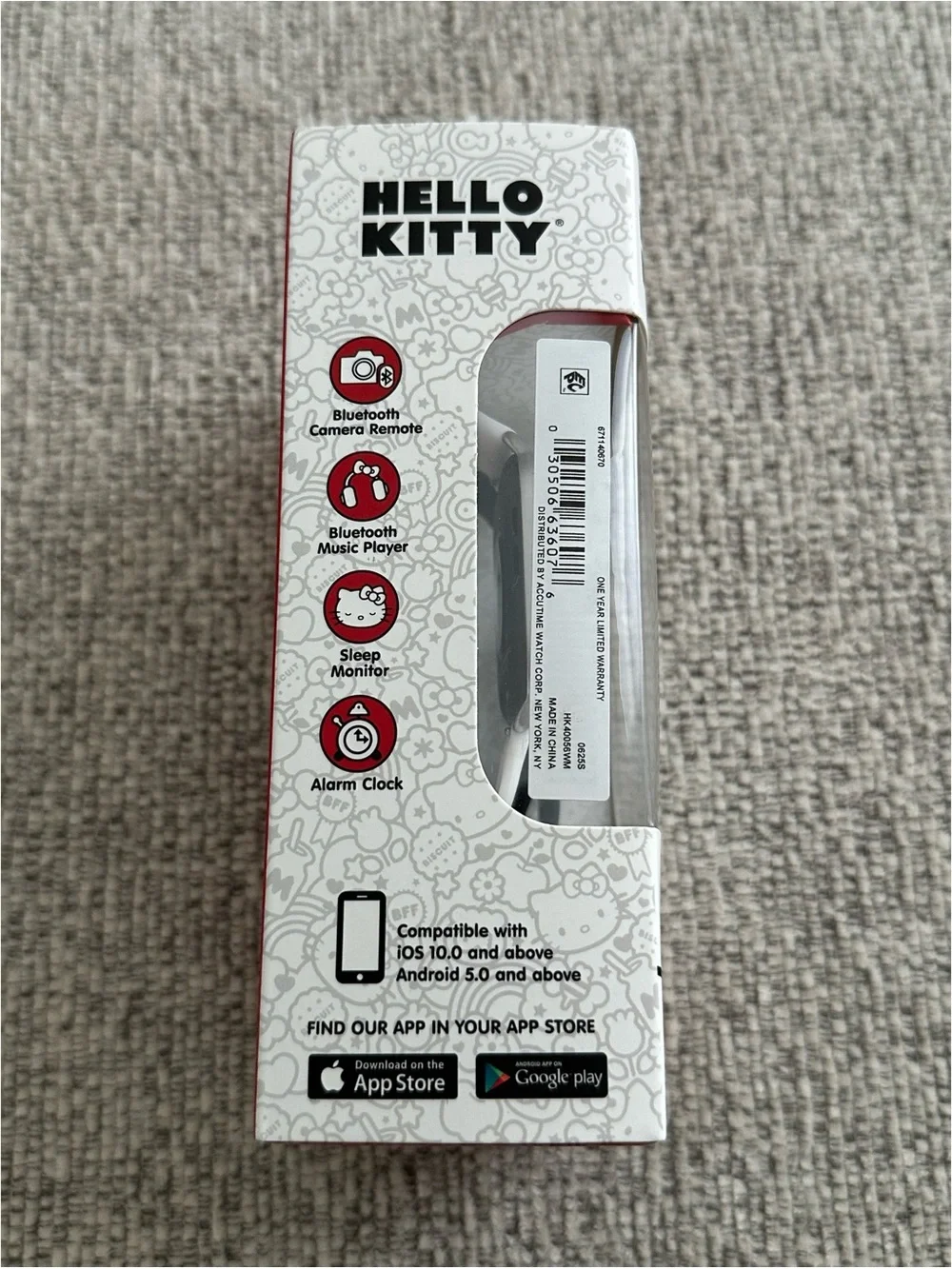 BRAND NEW Hello Kitty Bluetooth Smartwatch with Bonus Interchangeable Strap